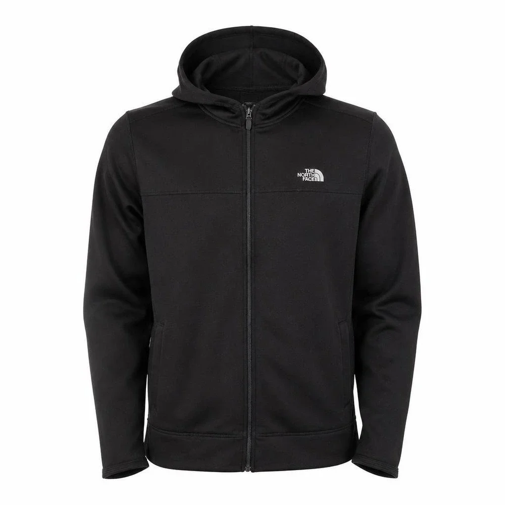 North Face Hoodie Mens L Black Full Zip Surgent Outdoor Jacket Gorpcore Hiking